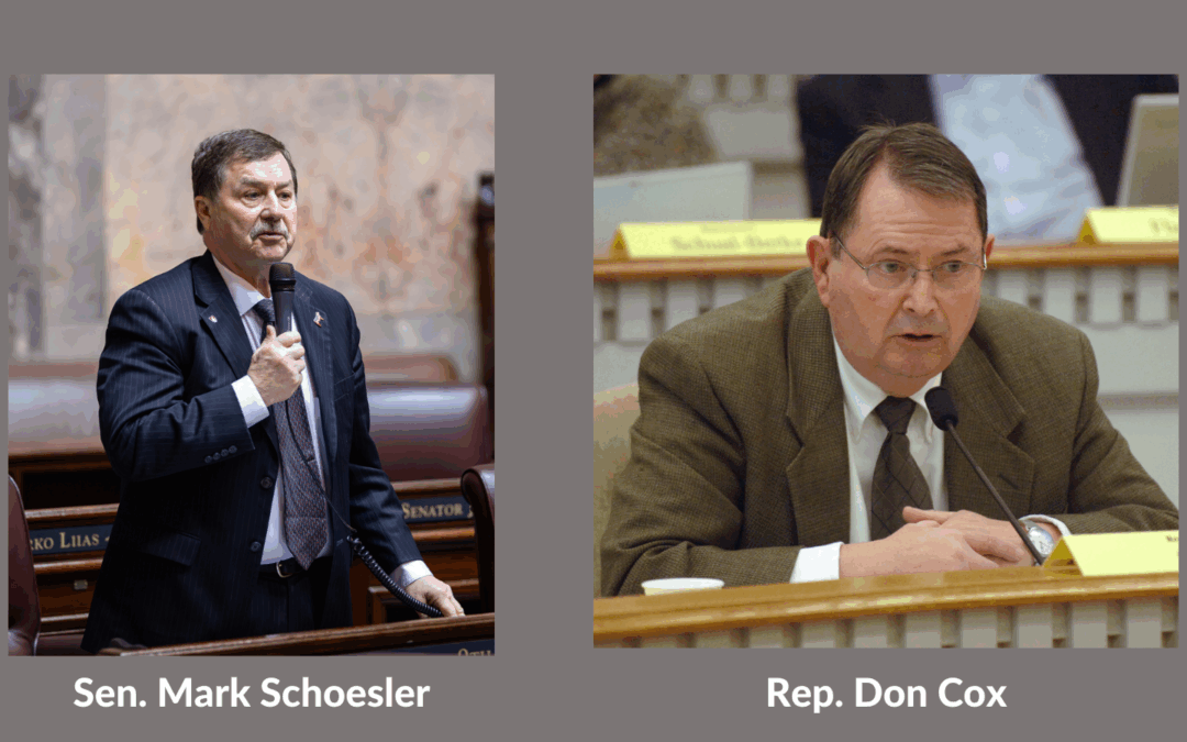 AUDIO: Schoesler issues statement on passing of former 9th District Rep. Don Cox